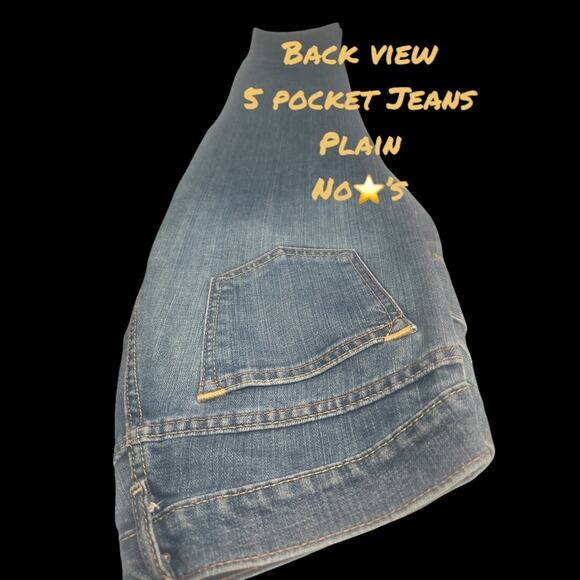 "the DIVA" Womens JEANS with STRETCH Game~Day Party GLAM EMBELLISHED GOLD STARS - Picture 8 of 13